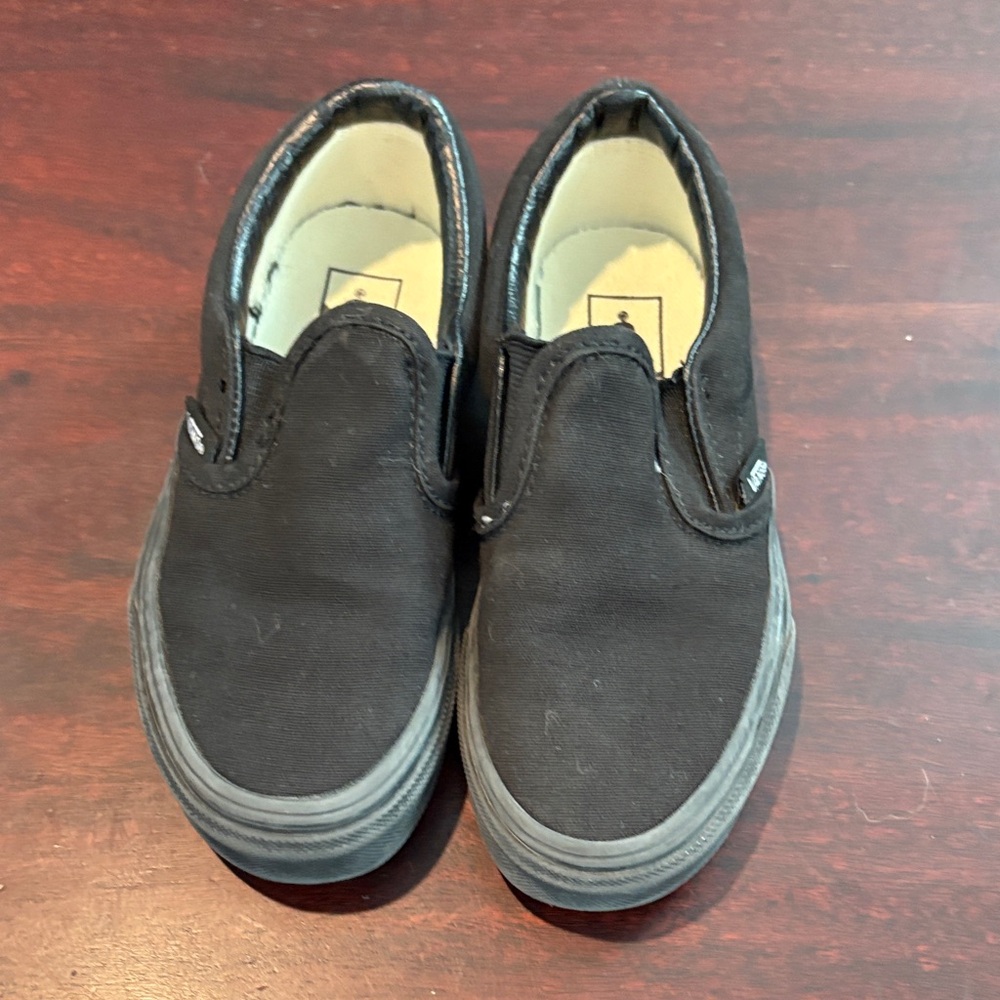 Vans Black Slip-On Shoes